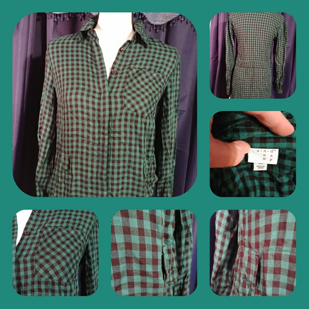 Women's Gingham Shirt Dress 👗